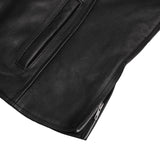 Road Queen Women's Black Leather Biker Jacket