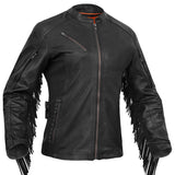 Women's Stylish Jacket with Fringe