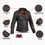 Women's Modern Longer Beltless Biker Jacket