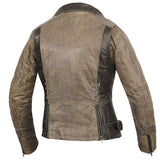 Fusion Flow Women's  Leather Motorcycle Jacket