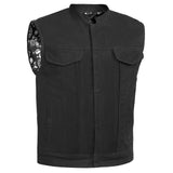 Men's Modern Utility Style Canvas Vest