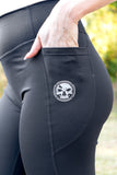 Black Reflective Logo High-Waisted Ultra Premium Leggings