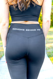 Black Reflective Logo High-Waisted Ultra Premium Leggings