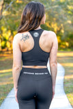 Black Reflective Logo High-Waisted Ultra Premium Leggings