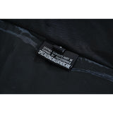 Men's Black Leather Motorcycle Vest with Upgraded Style