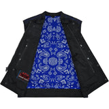 Cold Burn Men's Black Mesh Textile Vest
