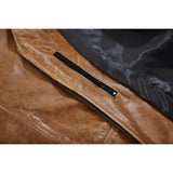 Women's Brown Zippered Vest with Lacing Details