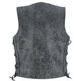 Women's Gray Single Back Panel Concealed Carry Vest