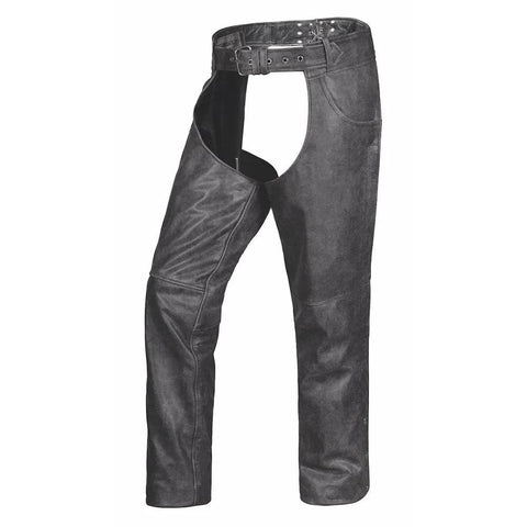 Dragster - Unisex Gray Jean Pocket Chaps