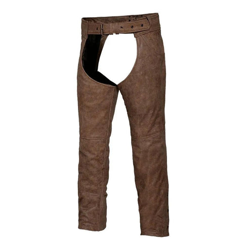 Drifter - Unisex Brown Jean Pocket Chaps