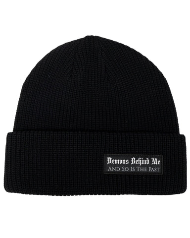 Large Woven Patch Premium Beanie (2 Colors)