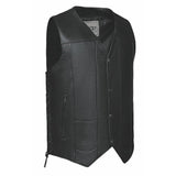 El Paso - Mens 10-Pocket Leather Vest