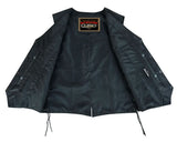 Enchantia Women's leather motorcycle vest
