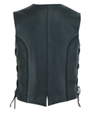 Enchantia Women's leather motorcycle vest
