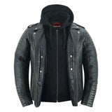 Evergreen Women's  Leather Motorcycle Jacket – Olive