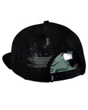 CLOSEOUT Black Classic Trucker Semicolon Patch Hat