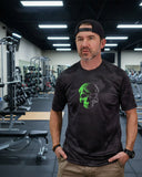 Two-Tone Skull Camo-Hex Premium Performance  Tee