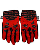 NEW! Big Skull Padded Riding Gloves
