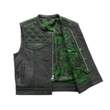 Upside Men's Club Style Leather Vest