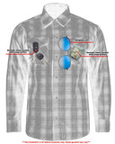 Flannel Shirt - Daze Blue and Black