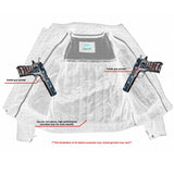 Men's Sporty Lightweight Black Leather Cross Over Jacket