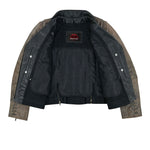 Fusion Flow Women's  Leather Motorcycle Jacket