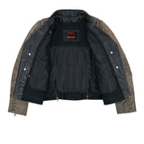 Fusion Flow Women's  Leather Motorcycle Jacket
