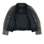 Fusion Flow Women's  Leather Motorcycle Jacket