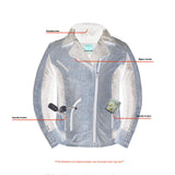 Fusion Flow Women's  Leather Motorcycle Jacket