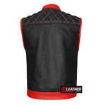 Brutal - Red and White Vest w/ Bandana Liner