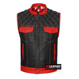 Brutal - Red and White Vest w/ Bandana Liner