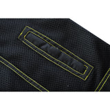 Gloom Gold Men's Black Mesh Textile Vest