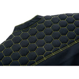 Gloom Gold Men's Black Mesh Textile Vest