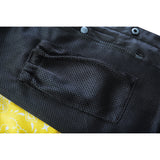 Gloom Gold Men's Black Mesh Textile Vest