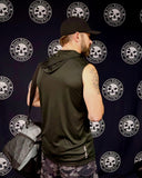 Men's Cooling Performance Sleeveless Hooded T-shirt