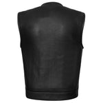 Overlord - Blacked Out Platinum Vest w/ Rolled Collar