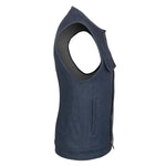 Raw Edge - Dark Blue Raw Denim /Rolled Collar
