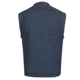 Raw Edge - Dark Blue Raw Denim /Rolled Collar