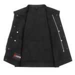 Blacksteel - Unlined Black Denim Vest