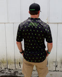 Clover Skull Patterned Performance Polo