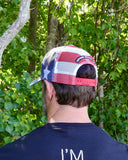 Richardson Embroidered Patriotic Mesh Trucker