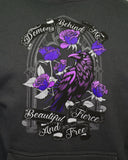 Women's "Raven" Cool Grey Unisex Hoodie