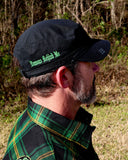 LIMITED EDITION Clover Logo Cadet Style - Distressed Black Adjustable Cap
