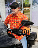 NEW! Big Skull Padded Riding Gloves
