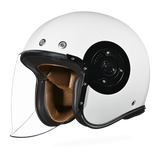 D.O.T. & ECE Daytona Retro Jet- Hi-Gloss White