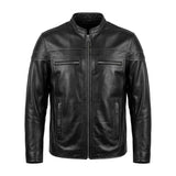 Goose - Premium Men's Leather Motorcycle Jacket