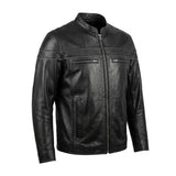 Goose - Premium Men's Leather Motorcycle Jacket