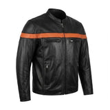 Blaze - Men's Premium Leather Motorcycle Jacket