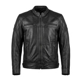 Ace - Ultra Men's Black Leather Motorcycle Jacket