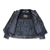 Ace - Ultra Men's Black Leather Motorcycle Jacket
